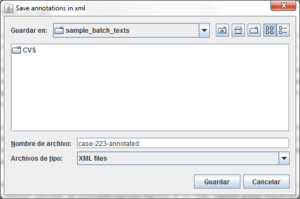 Save Annotations Dialog