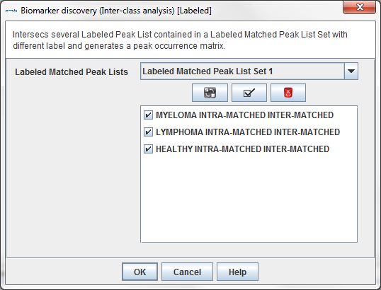 Biomarker Discovery Dialog